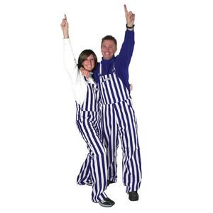 Adult Game Bibs Unisex Tailgating Overalls Maroon & Gold Sz XS